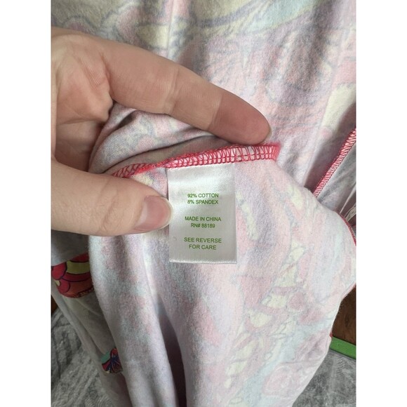 Lilly Pulitzer Adrina Multi Feelin Groovy Print Jersey‎ Maxi Wrap Dress Small - Picture 4 of 5